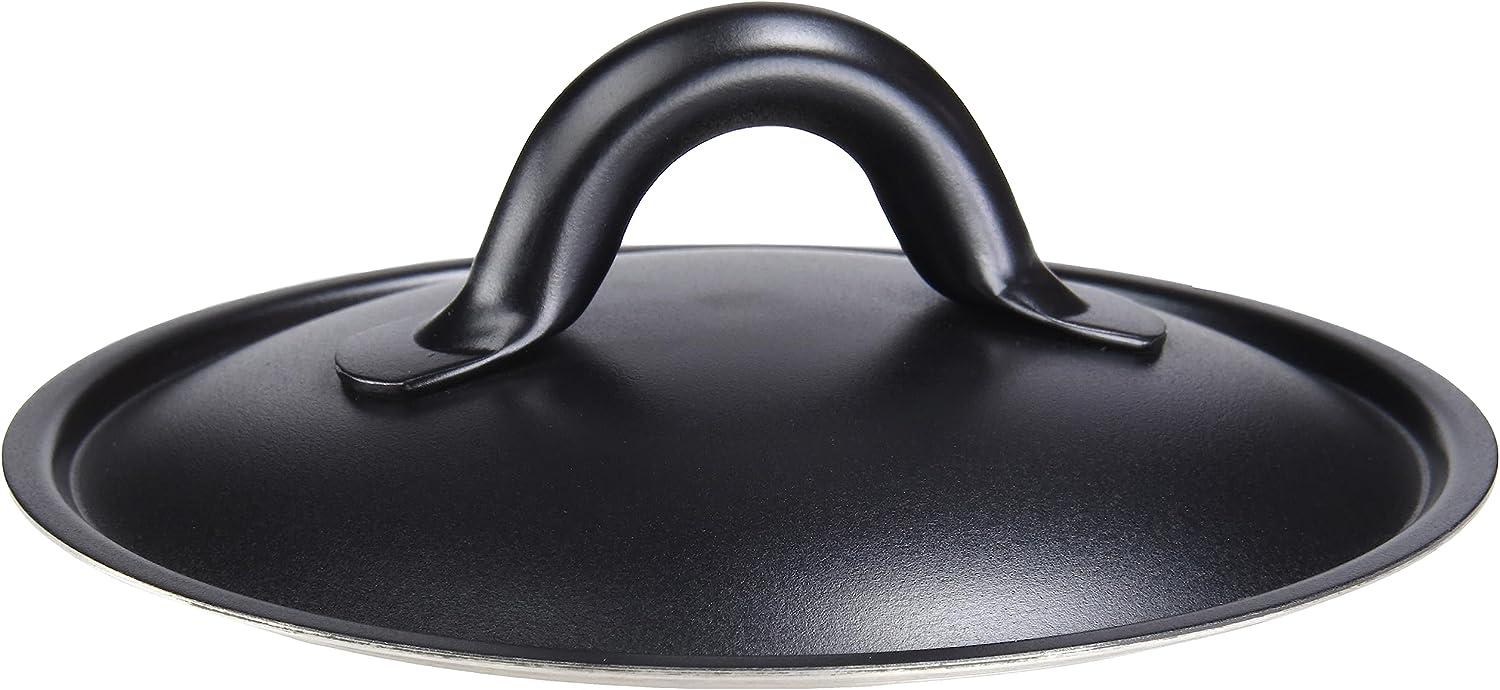 Alessi SG200-14 B Mami Deckel - Edelstahl 18-10 mit Silikonharz Beschichtung, schwarz. Bild 1