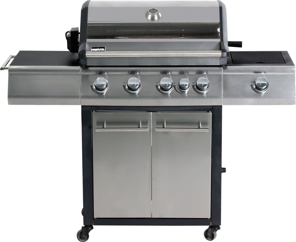 Primaster Gasgrill Grill California 411 M 4-Brenner Seitenbrenner Grillwagen BBQ Bild 1