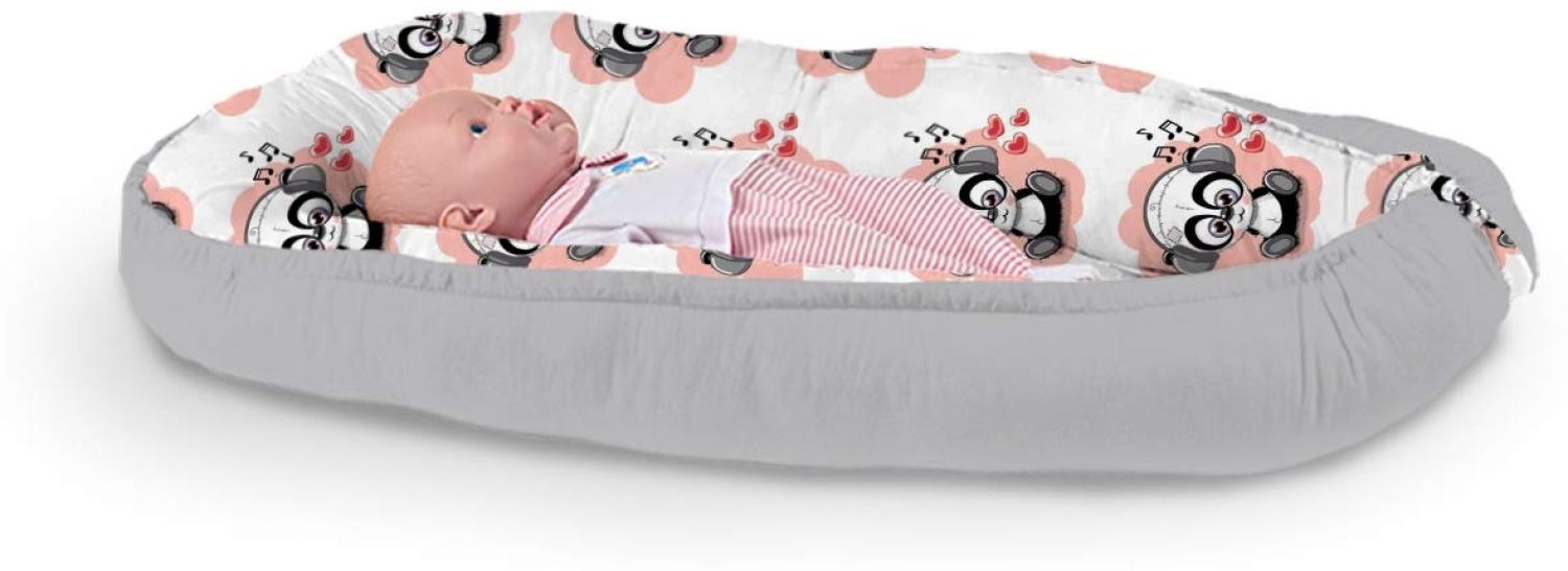 Multifunktionale Kuschelnest Babynest Kokon für Babys und Säuglinge, Nestchen, Reisebett, 100% Baumwolle, antiallergisch Bild 1