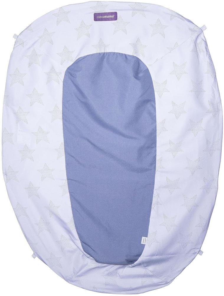 Clevamama ClevamBabynest Ersatz Überzug - 0-6 Monat, Blau 3215 Bild 1