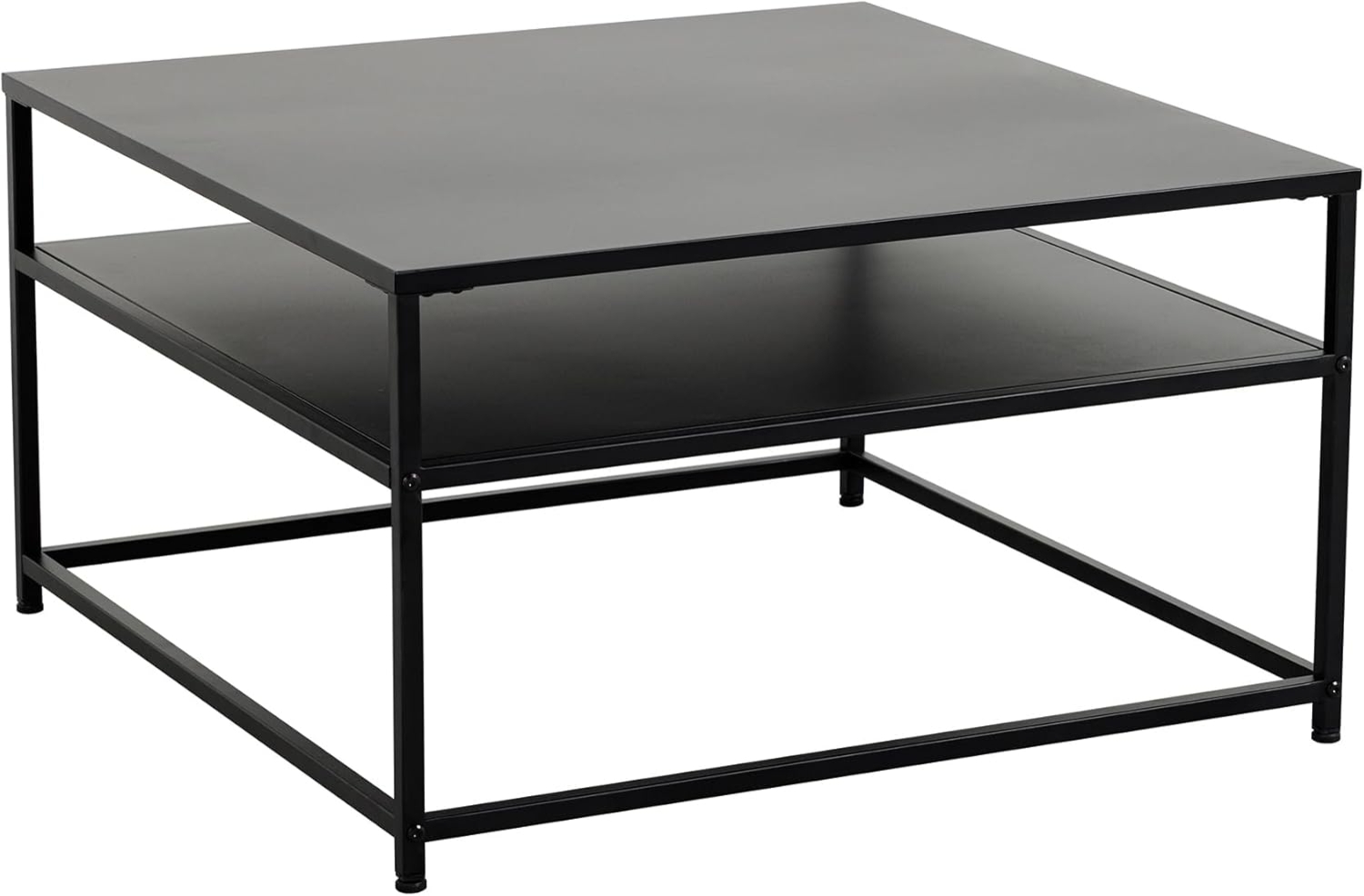 riess-ambiente Couchtisch DURA STEEL 70cm schwarz (Einzelartikel, 1-St), Wohnzimmer · Metall · eckig · Industrial Bild 1