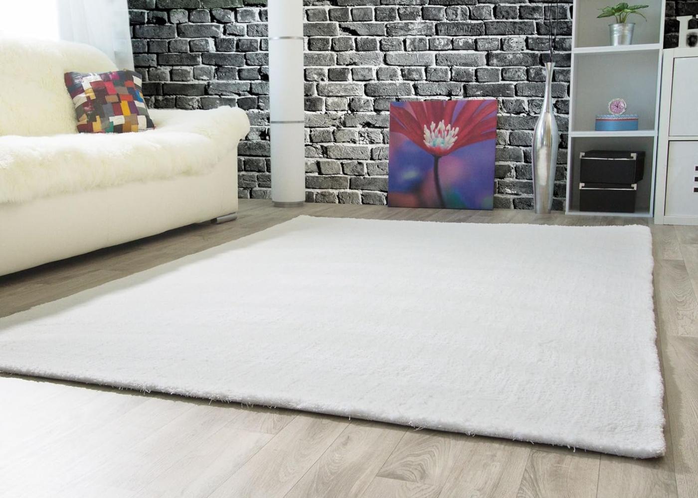 Designerteppich Nicki, Farbe: creme weiß, Größe: 70x140 cm Bild 1