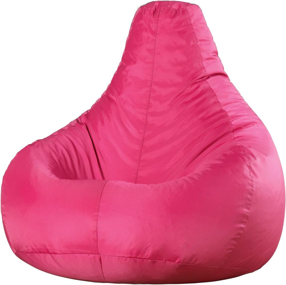 Bean Bag Bazaar Gaming Sitzsack „Recliner“, Gamer Sitzsack für Erwachsene und Kinder, Indoor Outdoor Sitzsack Sessel Gaming mit Füllung (Sitzsack, Rosa) Bild 1