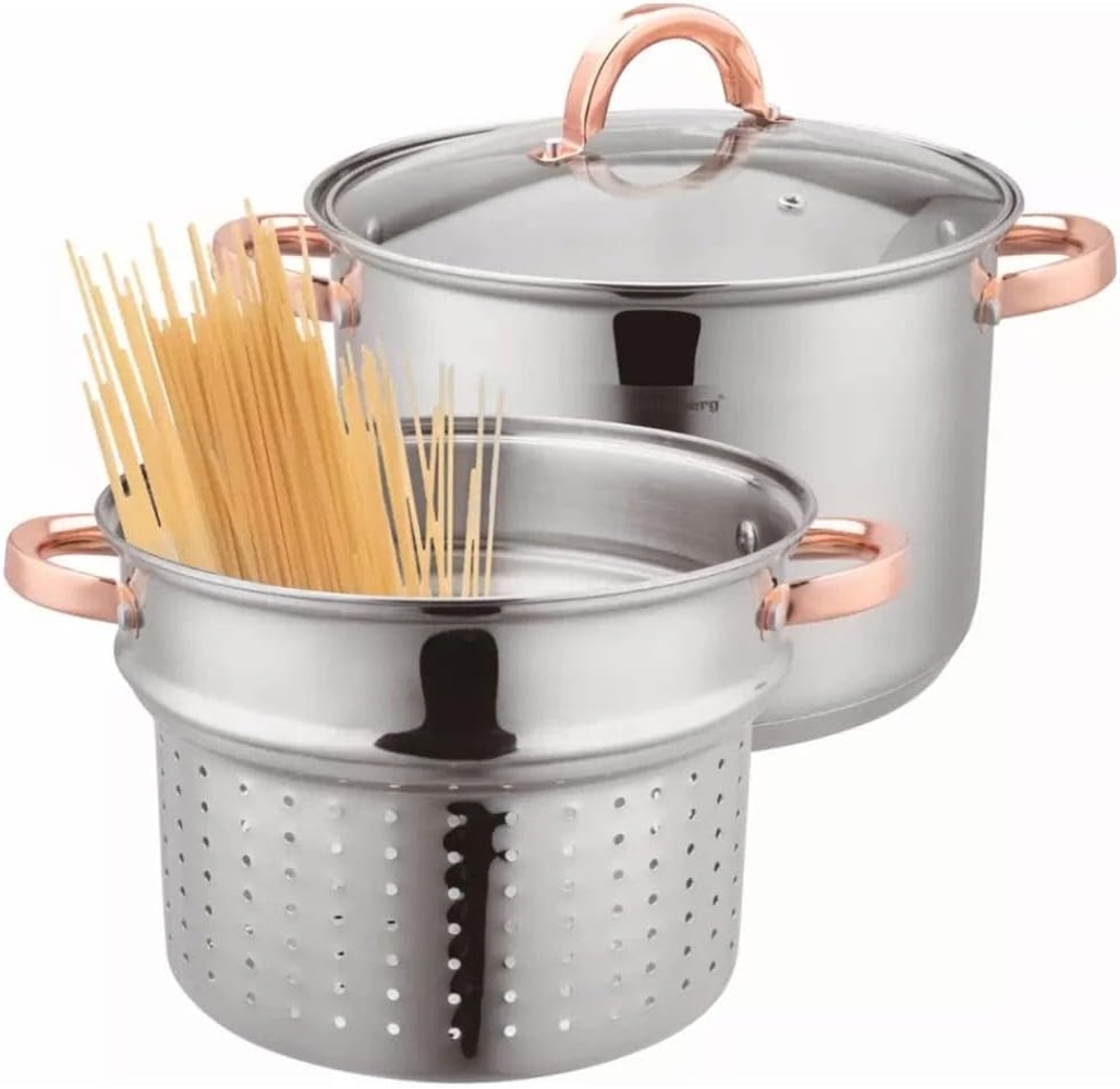 Klausberg Klausberg Topf 24cm 7,5l zum Kochen von Nudeln KB7739 Bild 1