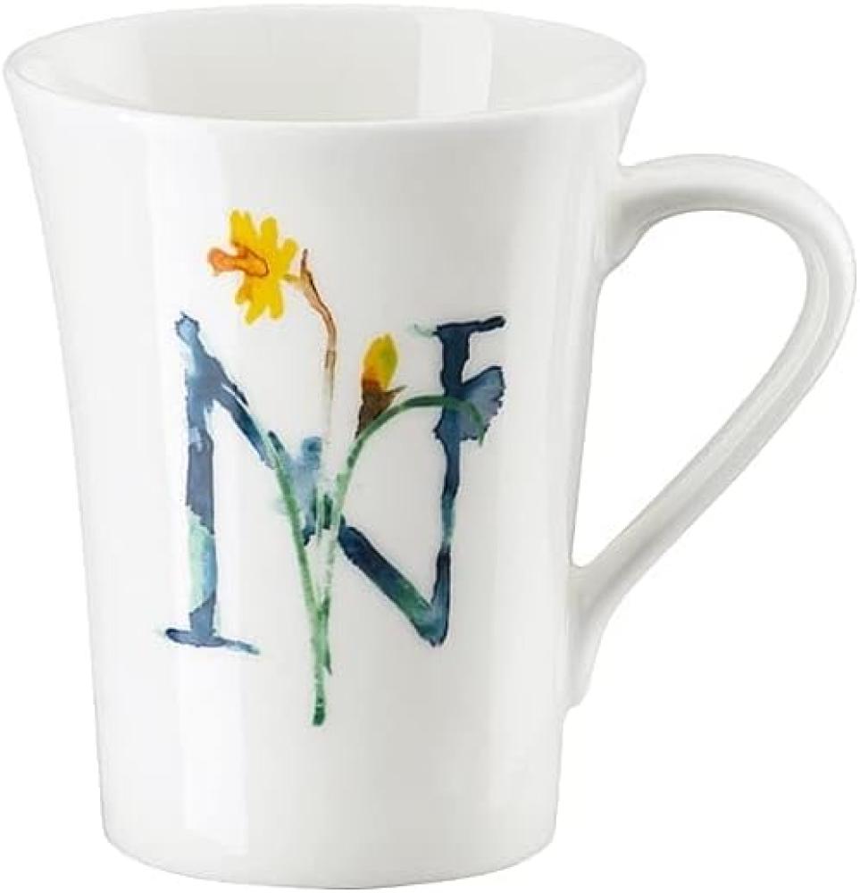 Hutschenreuther Flower Alphabet Becher mit Henkel - N, Bone China, Narcissus, 400 ml, 02048-727393-15505 Bild 1