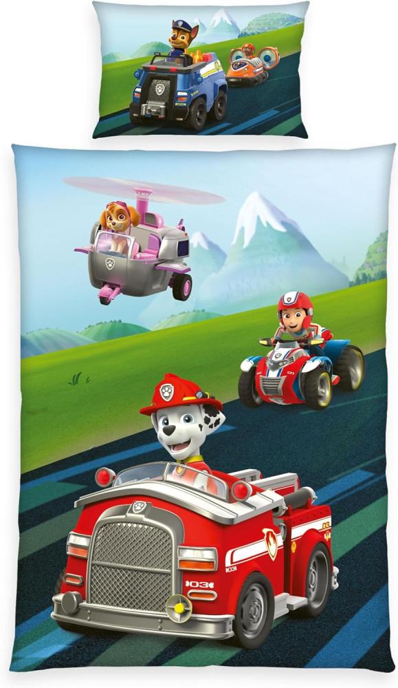 Paw Patrol Baby Bettwäsche Wendebettwäsche 100x135 cm Bild 1