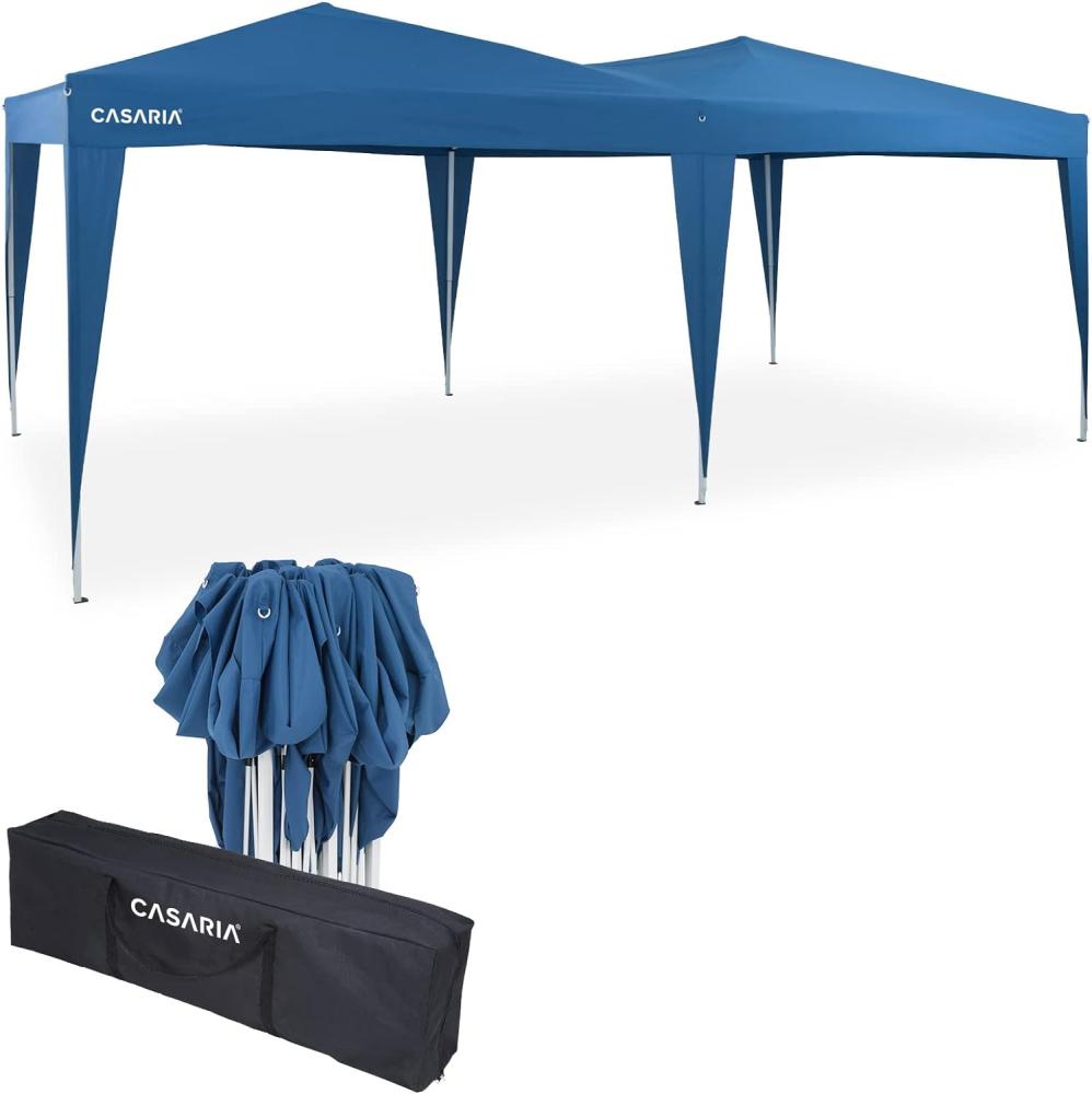 DEUBA Pavillon 3x6m Faltpavillon Capri Pop-Up Partyzelt Gartenzelt Deuba Gartenlaube blau Polyester Bild 1