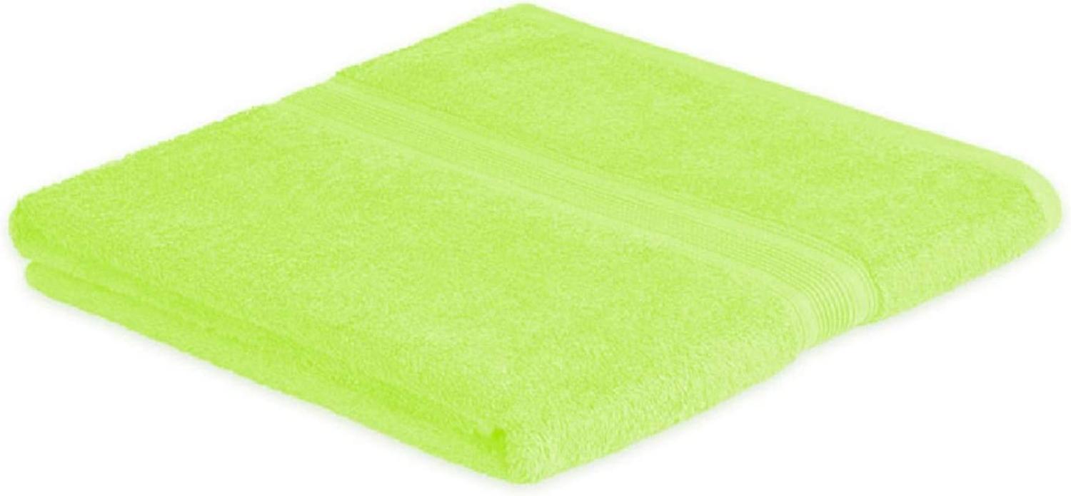 Badetuch Frottier 500 g/m² 100 x 150 cm Apfelgrün Bild 1