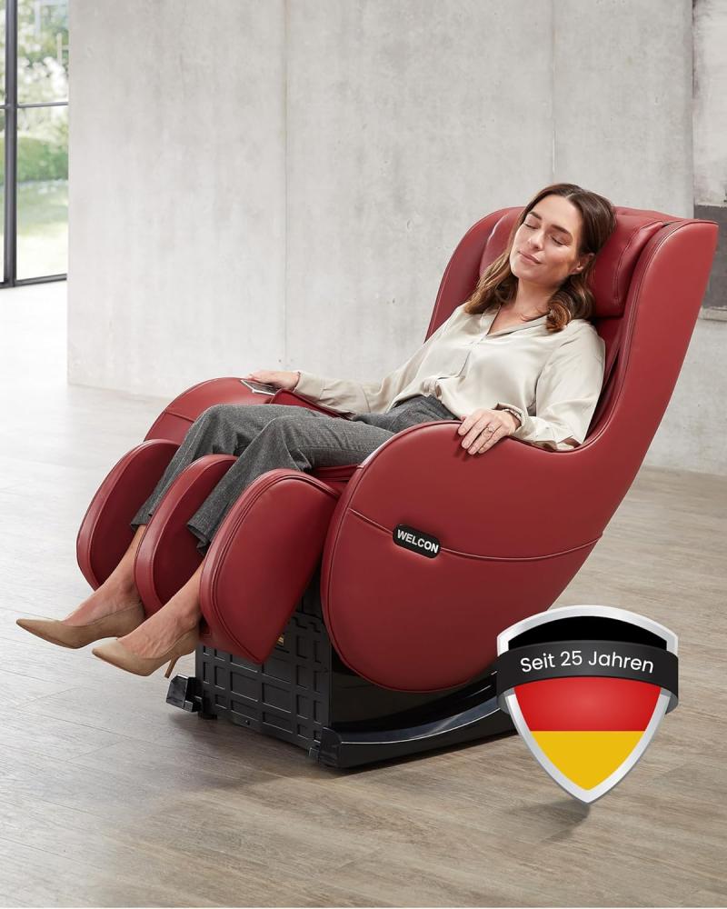 'Easyrelaxx' Massagesessel in Rot, 115 x 100 x 69 cm Bild 1