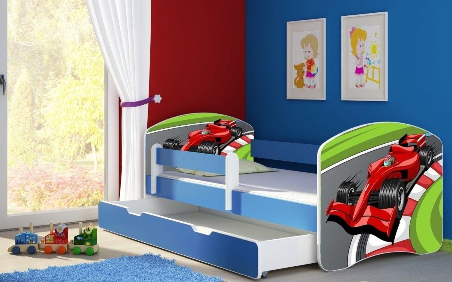 Kinderbett Dream mit verschiedenen Motiven 160x80 Racer Bild 1