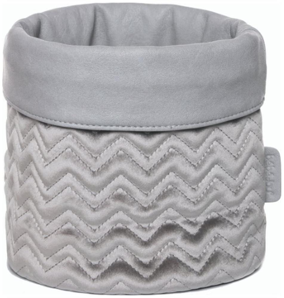 Bebe-Jou Velvet Griffin Pflegekorb Grey Grau Bild 1