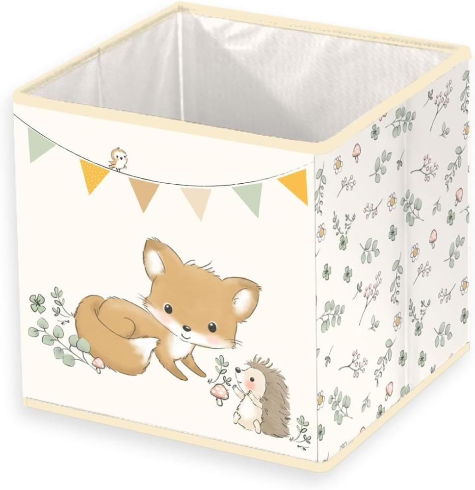 Herding Aufbewahrungsbox Storage-Box für Baby Kind Waldfreunde 30x30x30 cm Bild 1