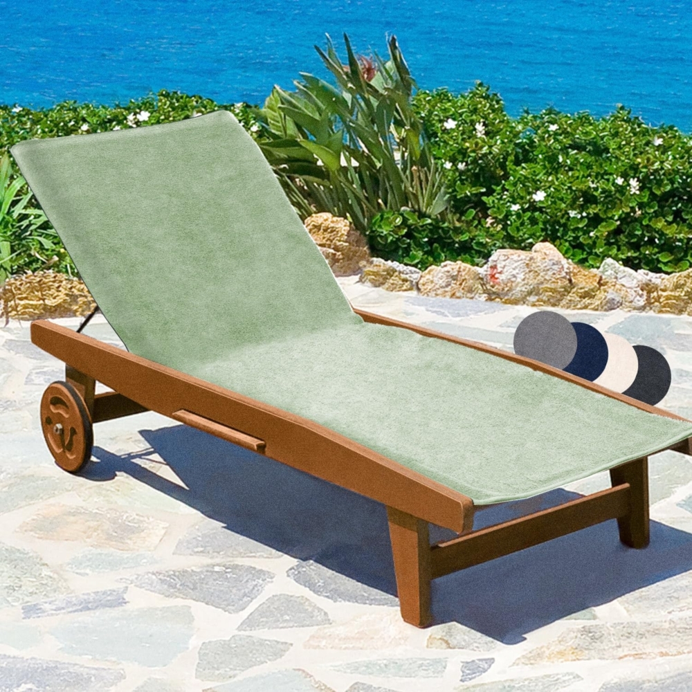 Beautissu Handtuch Marbella, 100% Baumwolle , für Sonnenliege 200x70cm Bild 1
