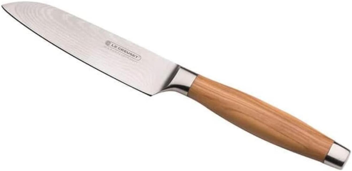 Le Creuset Santokumesser mit Holzgriff 13 cm Bild 1