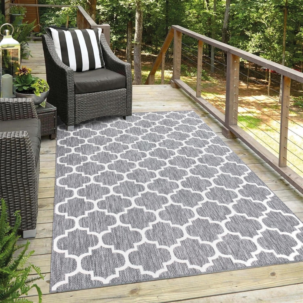 Carpet City Teppich Outdoor 462, rechteckig, Höhe: 5 mm, UV-beständig, Flachgewebe, auch in quadratischer Form erhältlich Bild 1