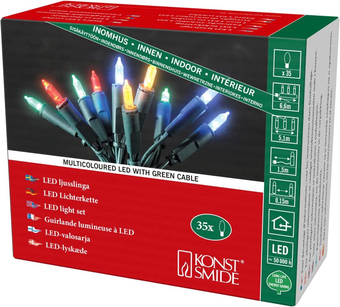 LED Minilichterkette, 35 bunte Dioden,5,1m Bild 1