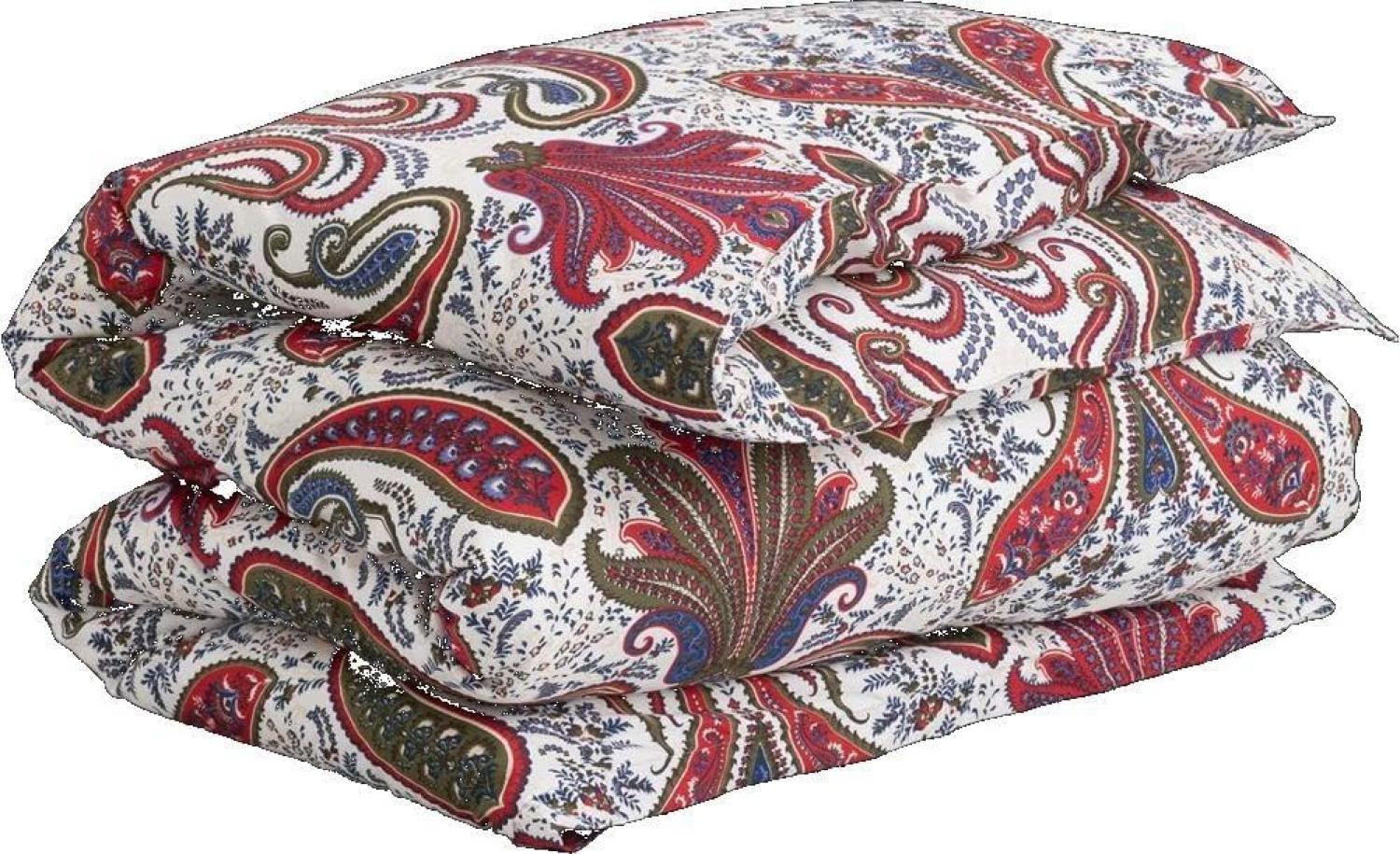 GANT Bettdeckenbezug Bettwäsche Key West Paisley Red 155 x 220 cm Bild 1