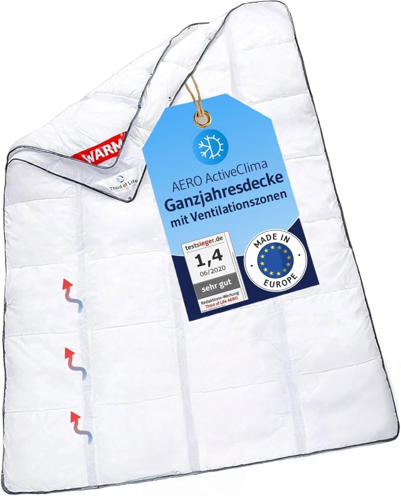 AERO ActiveClima Bettdecke Mono 155x220 cm mit Fußteil Bild 1