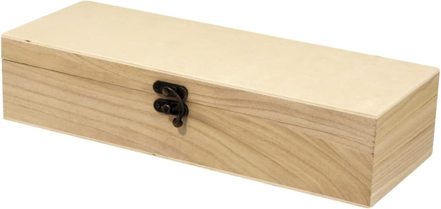 Holz Boxen-Set quadratisch FSC MixCredit, 1 Box á 32x12x7cm/3 Boxen... Bild 1