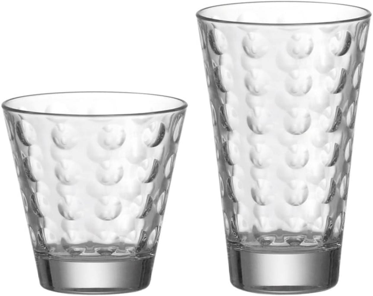 Leonardo OPTIC Trinkglas 12er Set - 6x klein + 6x groß Bild 1