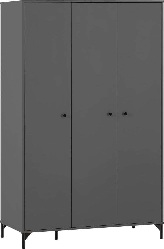 Schildmeyer Kleiderschrank Smash, Holzwerkstoff, anthrazit, 118,8 x 60 x 191,2 cm Bild 1