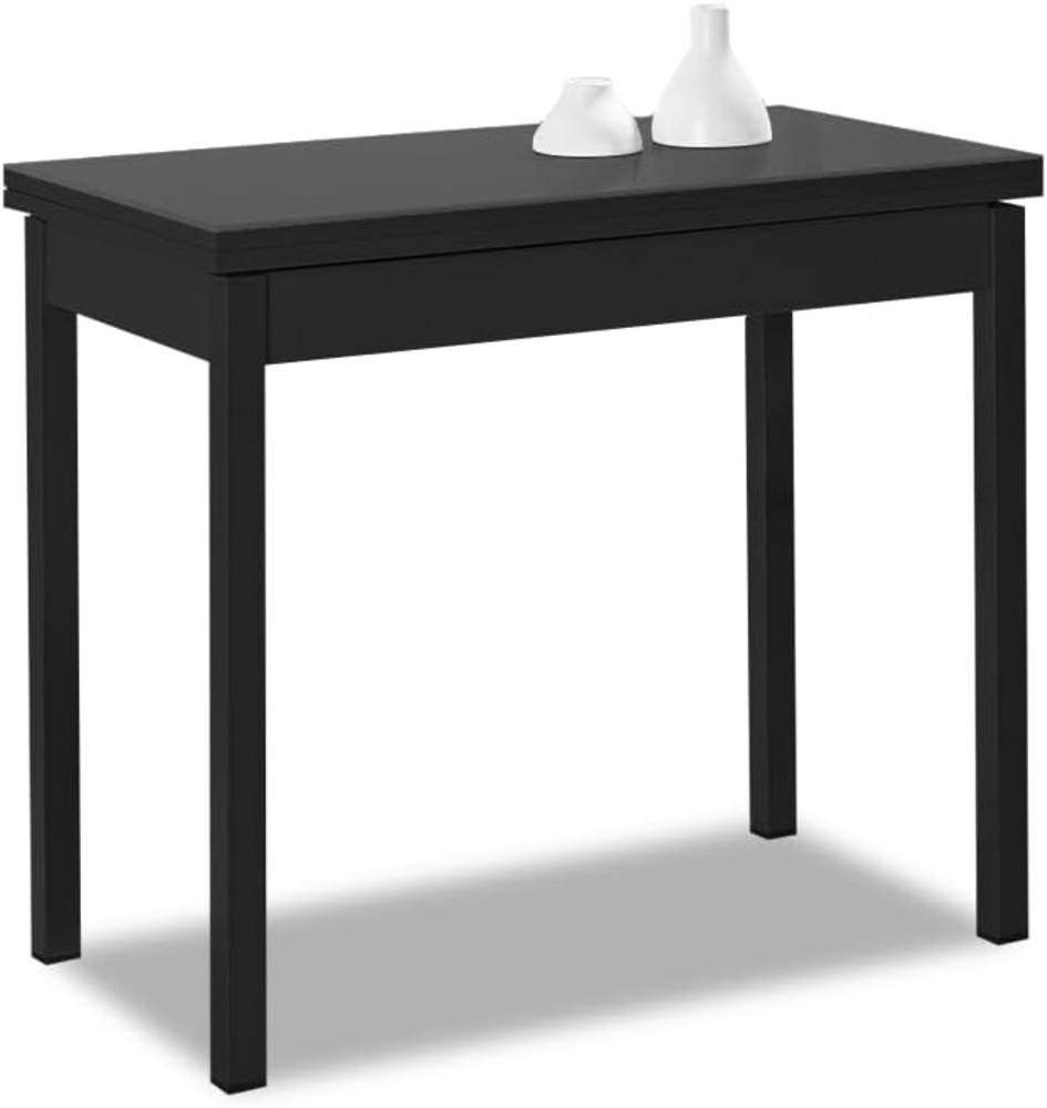 ASTIMESA Typ Buch küchentisch, Graphitgrau, 80x40 cm a 80x80 cm Bild 1