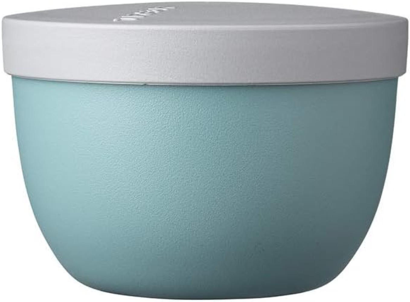 Mepal Snackpot Ellipse Nordic Green – 350 ml praktischer Behälter zur Aufbewahrung und für Transport von Lebensmittel – tiefkühltauglich – spülmaschinenfest Bild 1