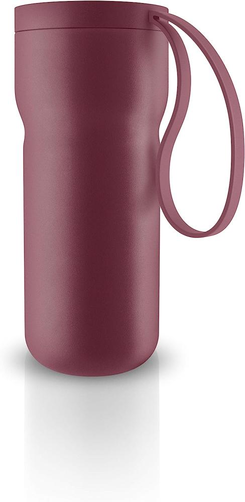 Eva Solo Isolier-Kaffeebecher Nordic Kitchen Pomegranate, Becher, Isobecher, Edelstahl, Kunststoff, Silikon, 350 ml, 575021 Bild 1