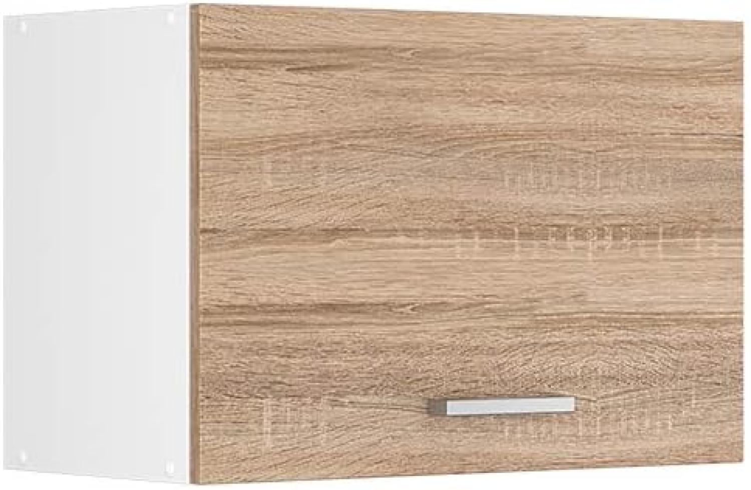 Vicco Küchenschrank R-Line Hängeschrank Unterschrank Küchenzeile Küchenunterschrank Arbeitsplatte, Möbel verfügbar in anthrazit und weiß (Sonoma ohne Arbeitsplatte, Hängeschrank 60 cm (flach)) Bild 1