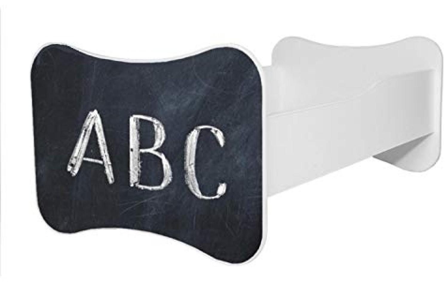 Angelbeds 'Mati Mati' Kinderbett 80x160 cm, Motiv ABC, mit Lattenrost und Matratze Bild 1