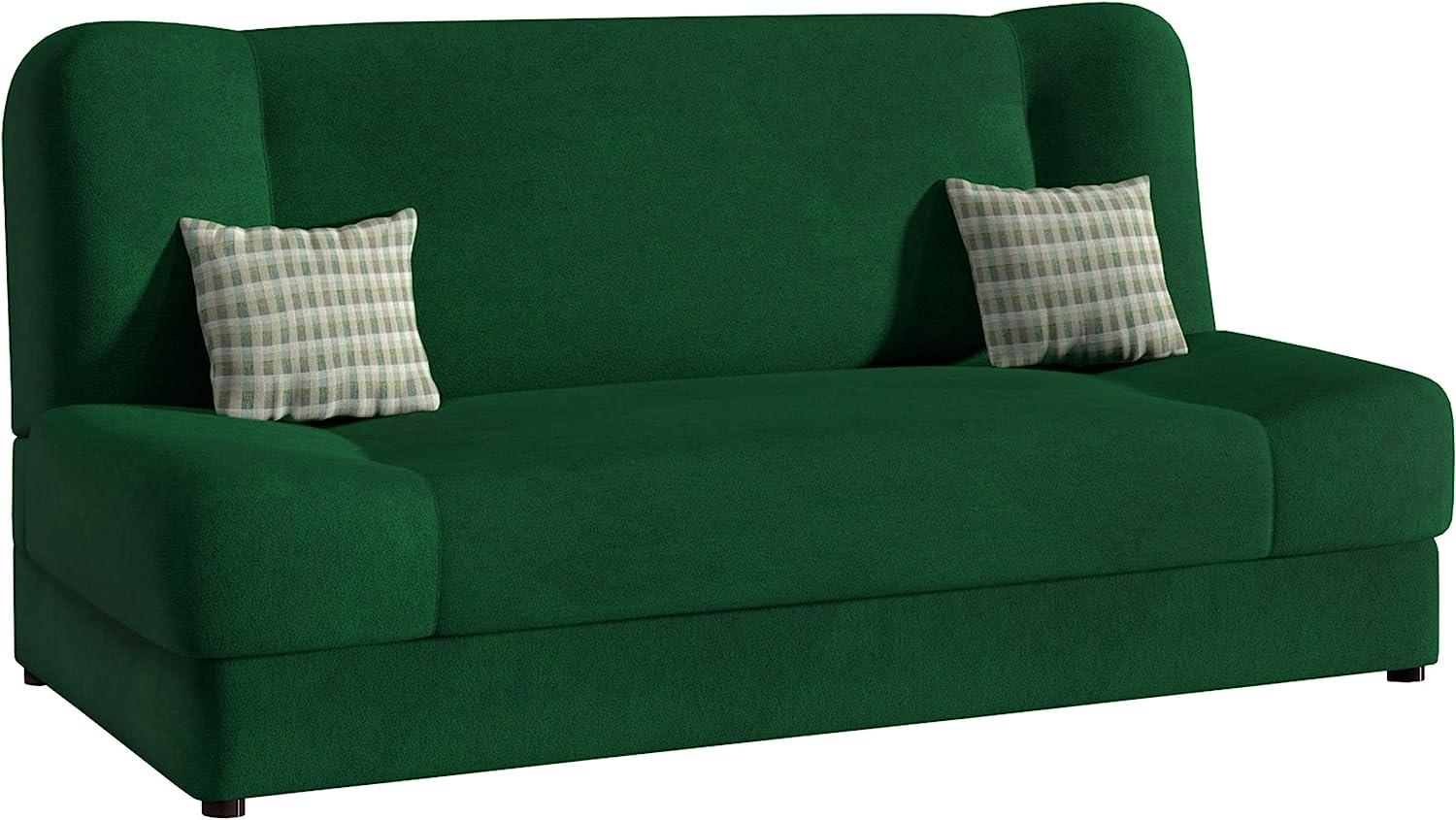 Schlafsofa Jonas, Sofa mit Bettkasten und Schlaffunktion, Bettsofa, Dauerschläfer-Sofa, Schlafcouch, Couch vom Hersteller, Wohnlandschaft (Uttario Ve. 2951 + Uttario Ve. 2951 + Senegal 823) Bild 1