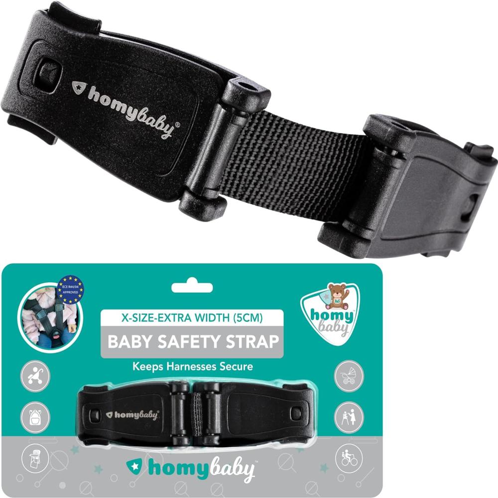 HOMYBABY® Gurtsammler kindersitz - Gurtverlängerung Kindersitz - Abschnallschutz kinder auto - Gurtschloss Verlängerungen - Strap stop sicherheitsgurt auto - Beltlock stop kinder - Gurtwächter Bild 1