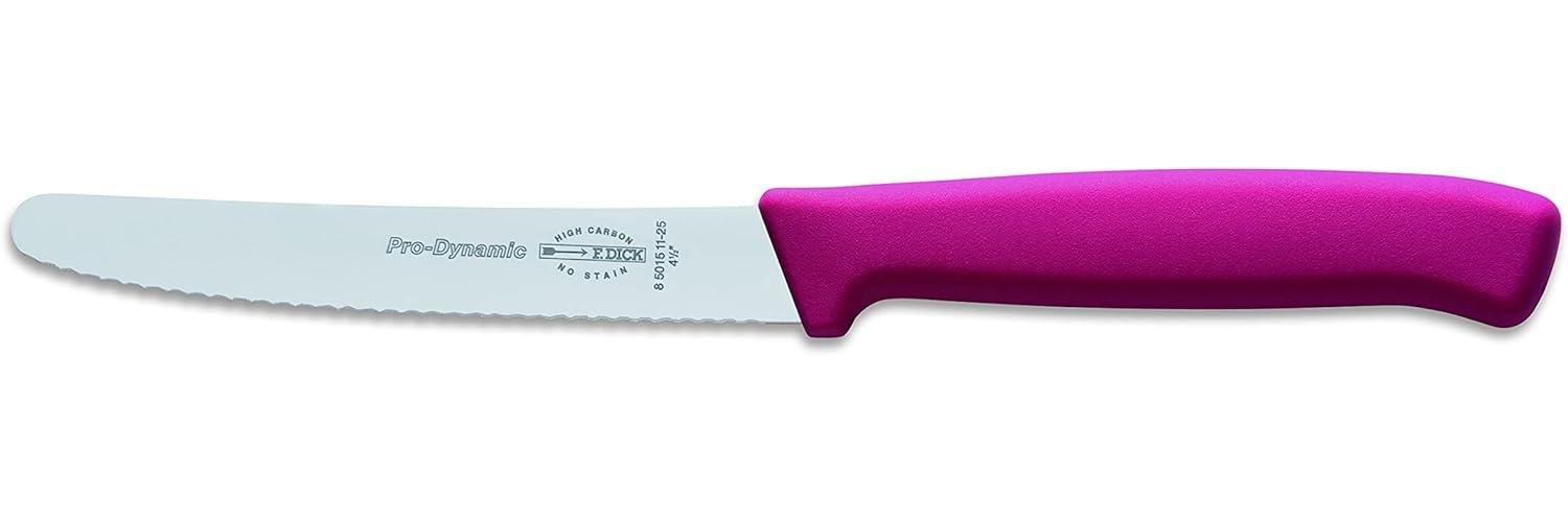 F. DICK ProDynamic Allzweckmesser 11 cm Wellenschliff Küchenmesser pink Bild 1