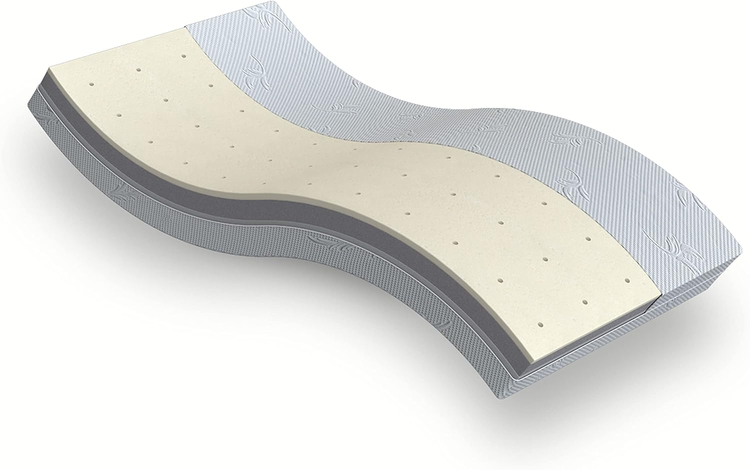 Betten-ABC EasyFlex Kaltschaummatratze - integriertem Topper aus Visco- oder Gelschaum, Ausführung: Gelschaum, Größe: 100 x 200 cm Bild 1