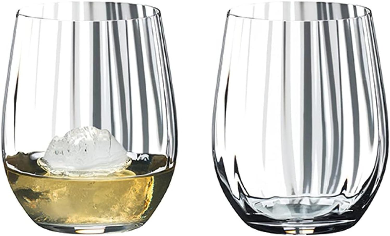 Riedel Optic O Whisky, 2er Set, Whiskyglas, Whiskybecher, Trinkglas, Hochwertiges Glas, 344 ml, 0515/05 Bild 1