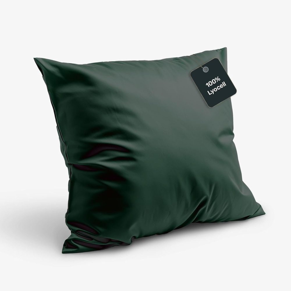 twenty:three® Kissenbezug Lyocell Kissenbezug Forest Green, Atmungsaktiv, Ultraweich, 100% TENCEL™ Lyocell, Nachhaltig, 40x40 Bild 1