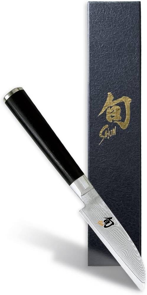 Kai 'Shun Classic' Gemüsemesser, Damaszenerstahl schwarz, 9,0 cm Bild 1