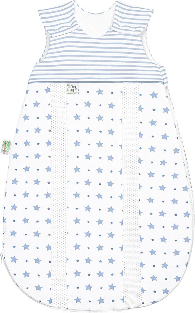 ODENWÄLDER BABYNEST Primaklima Jersey-Schlafsack Stars Gr. 90, Cool Blue 1472-1/2021 Gr. 90 Bild 1