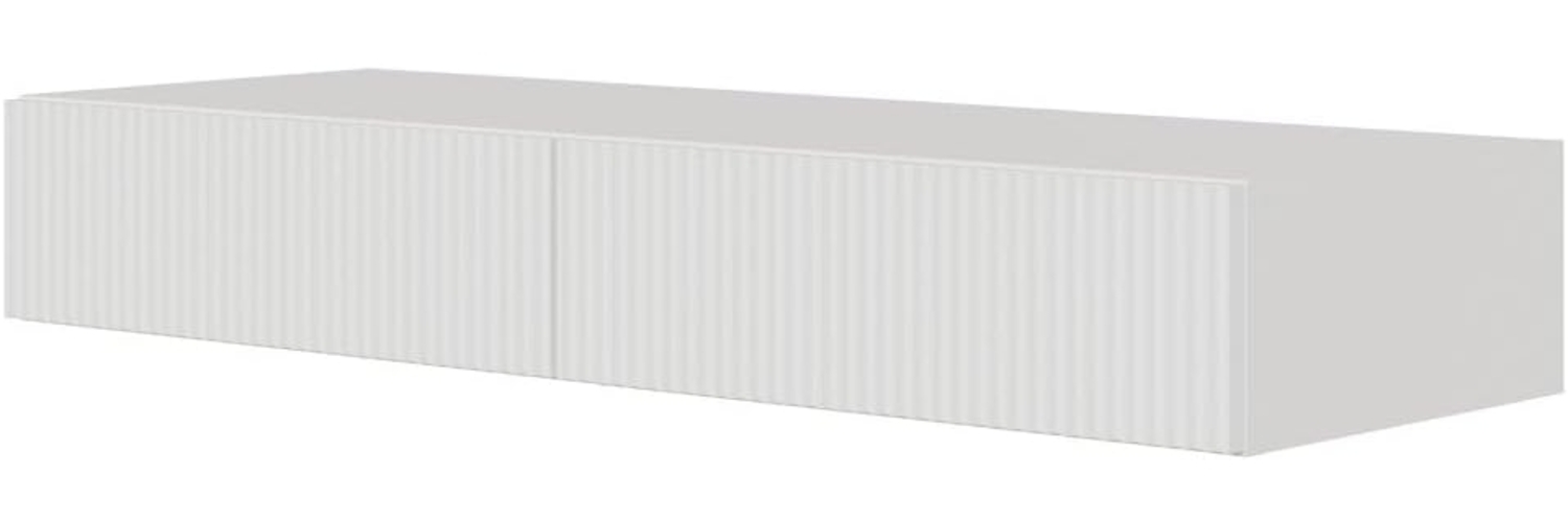 Selsey 'Veldio' Schminktisch hängend mit 2 Schubladen, weiß, ca. 16 x 110 x 40 cm Bild 1