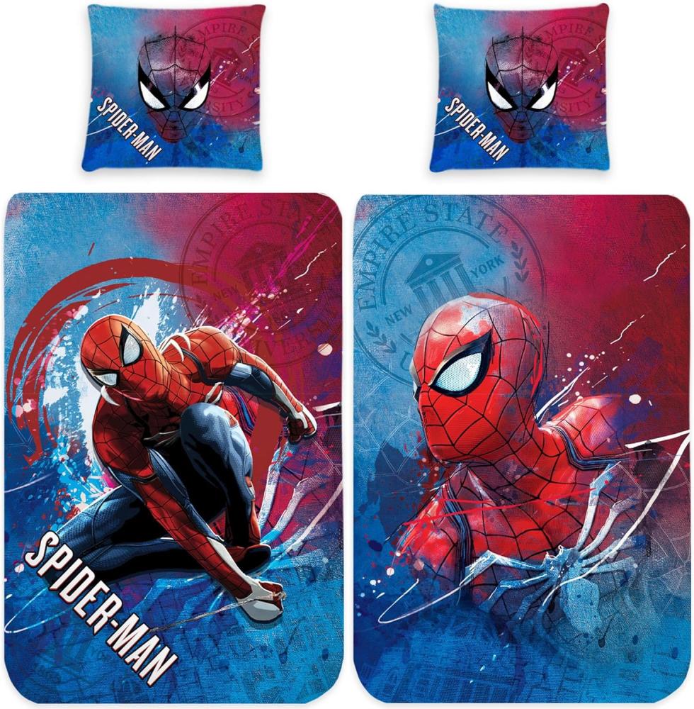 Bettwäsche Spiderman Far From Home Linon / Renforce Bild 1