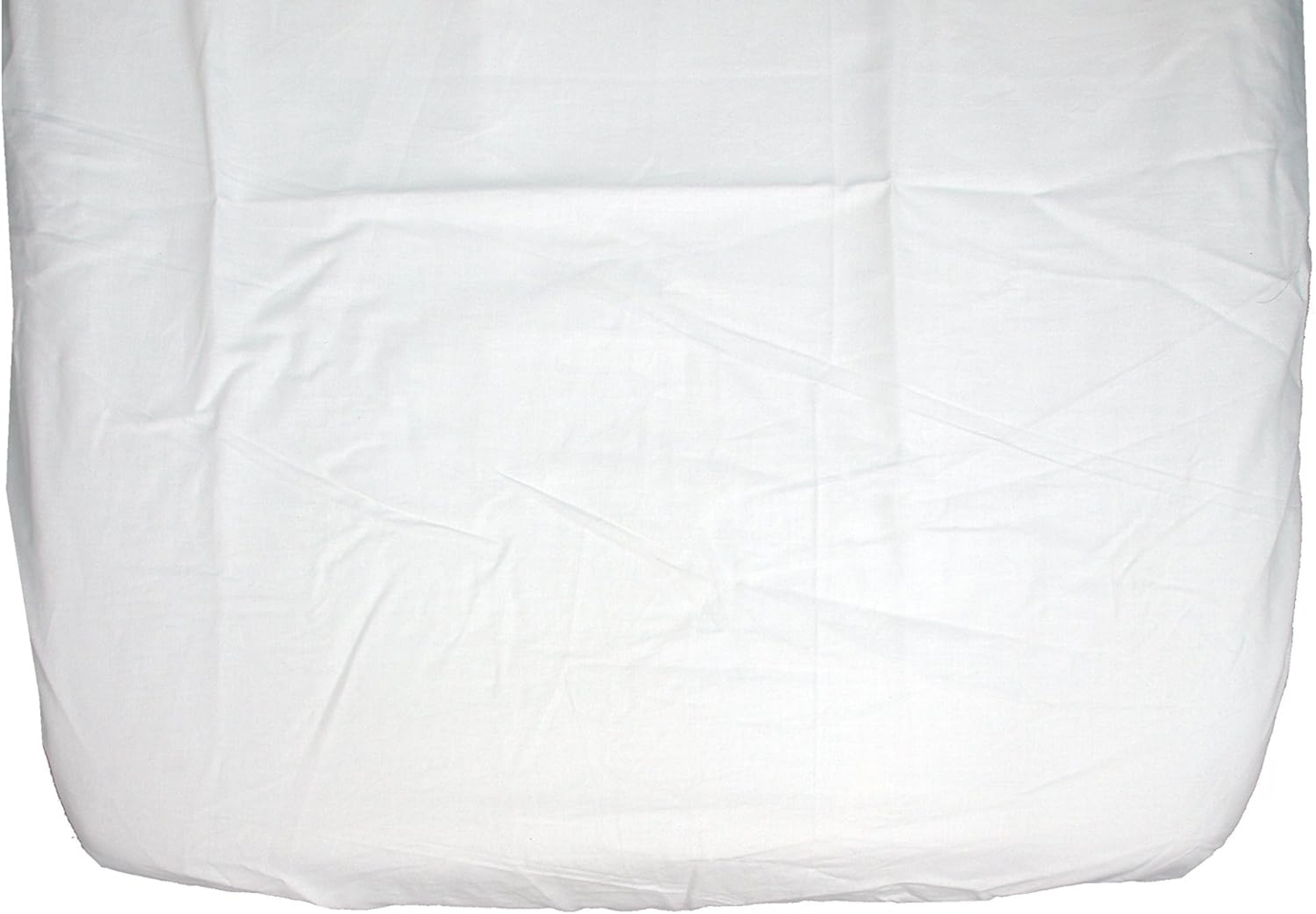 Ti Tin | 2er Packung Spannbetttücher für Kinderbett | 100% Baumwolle in weiss | Verstellbar mit Gummizug | 35x75 cm Bild 1