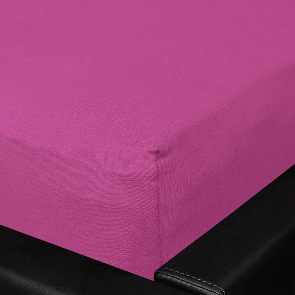 BettwarenShop Jersey Spannbettlaken Vario-Stretch|80x200 - 80x220 cm| fliederBettwarenShop Jersey Spannbettlaken Vario-Stretch Bild 1