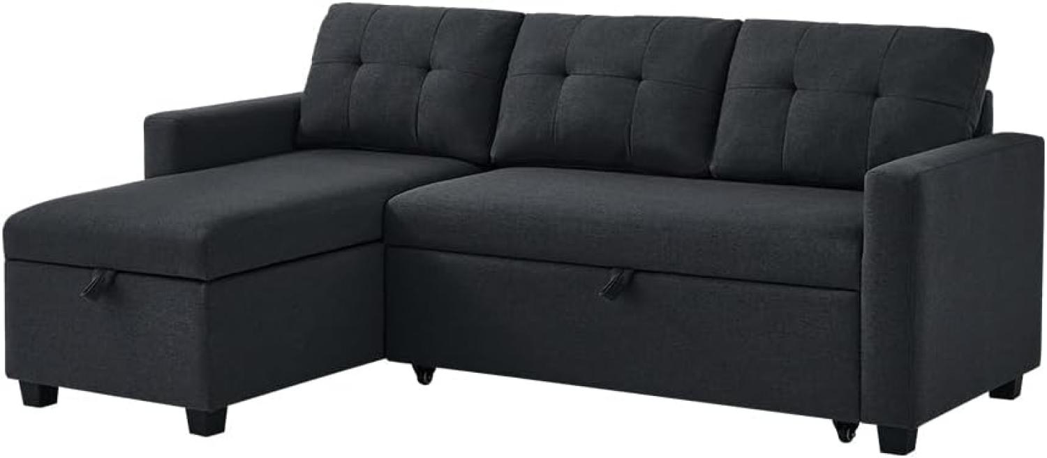 Vitalispa Ecksofa Campina Anthrazit 226 x 161 cm L-Form Bild 1