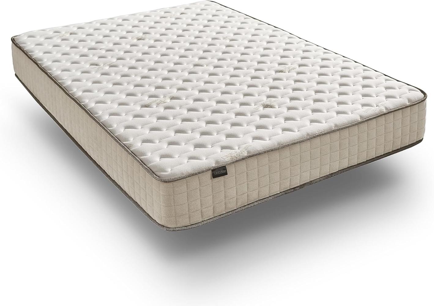 IKON SLEEP Bio-Speicher-Viskogel Matratze mit Gelpartikeln, Memory-Schaum Viskoelastisches Gel Stretch-Gewebe aus Bambus Ultraschall-Plattform, Bunt, 90 x 200 cm Bild 1