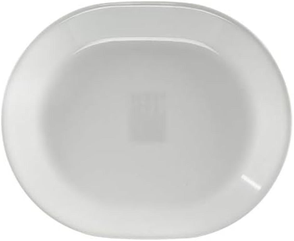 Servierplatte oval von Corelle zum Anrichten von Speisen Bild 1