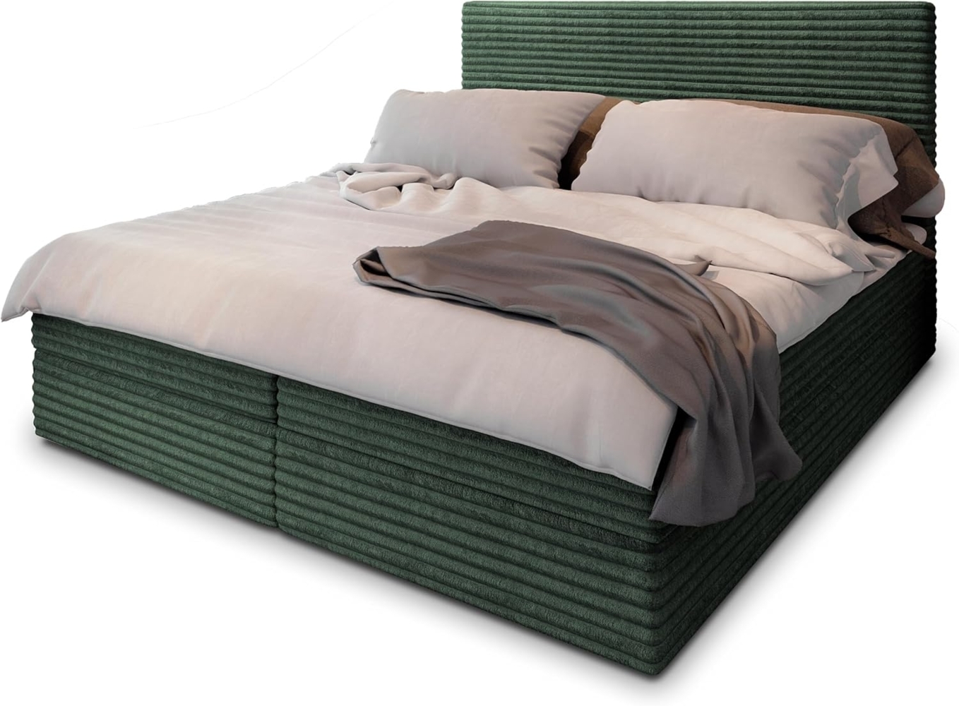 Masseno Boxbett PISA 160x200 cm mit Bonell Matratze und Topper Bild 1