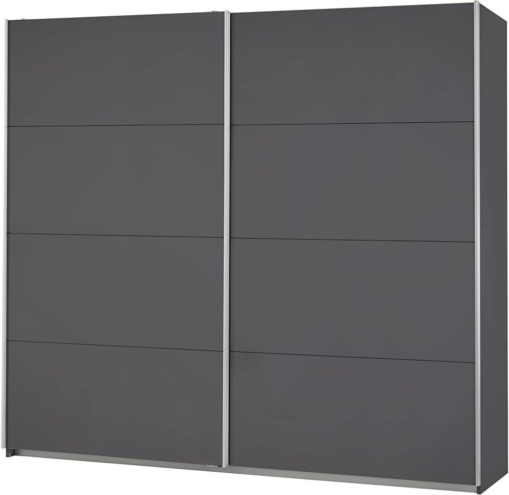 rauch möbelwerke gmbh Caracas Schwebetürenschrank, Holzwerkstoff, Grau-metallic, 226 x 210 x 62 Bild 1