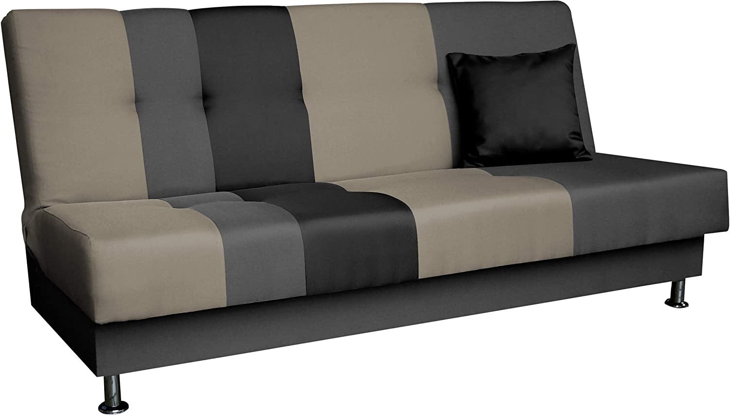 Schlafsofa Lisa DM, Farbe: Rainbow 27 + Rainbow 83 + Rainbow 15 Bild 1