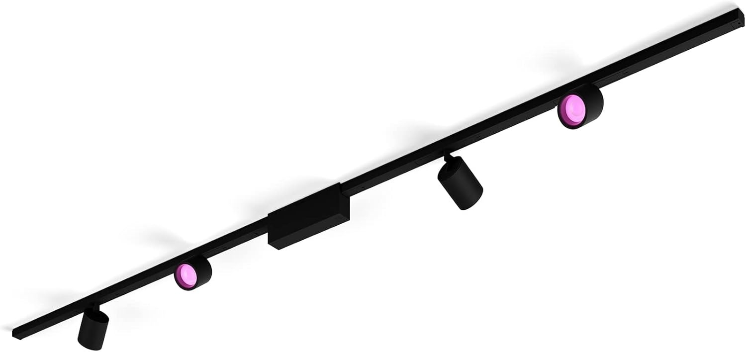 Philips Hue Perifo Ceiling Set - 4 Cylinder Spots - Black Bild 1