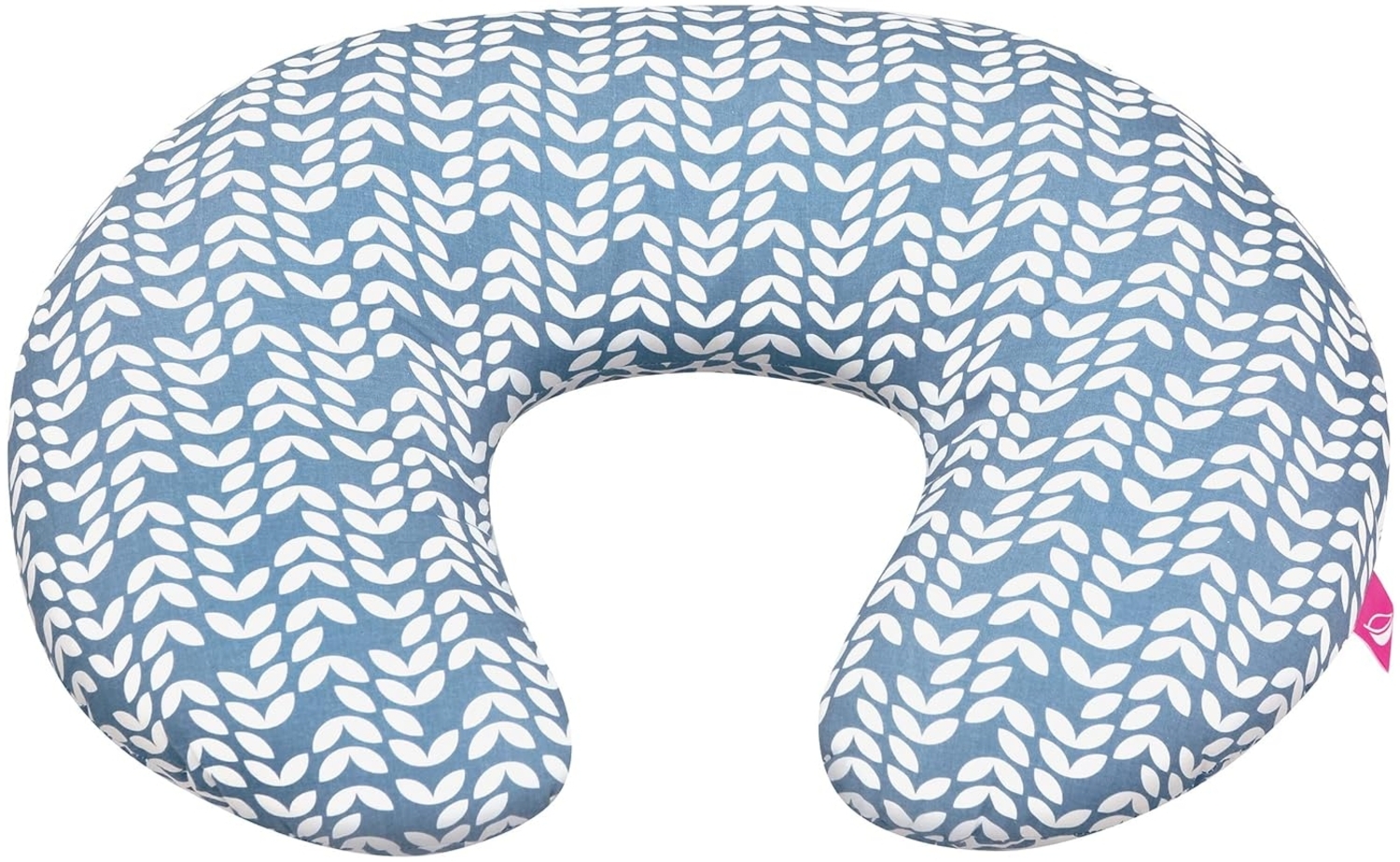 Motherhood Stillkissen Basic, abnehmbarer Bezug, ergonomisch geformt, 100% Baumwolle, Stillkissen klein, Stilkissen Baby Bild 1